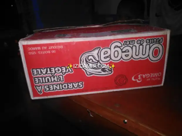 Carton de sardine