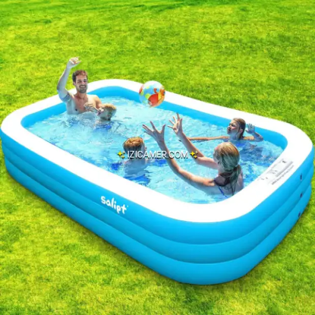 Piscine gonflable + pompe électrique