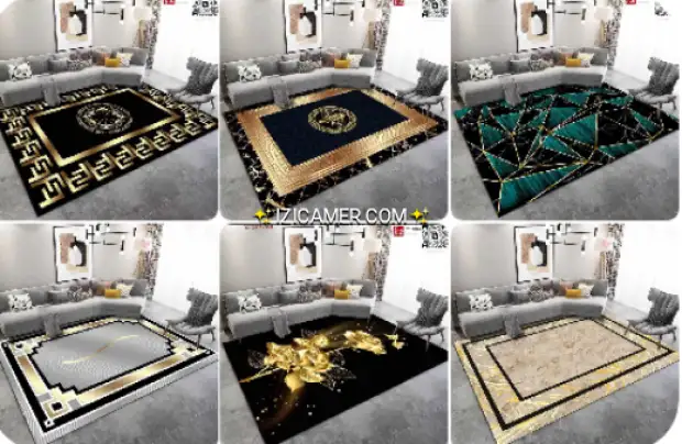 Grand tapis 3D