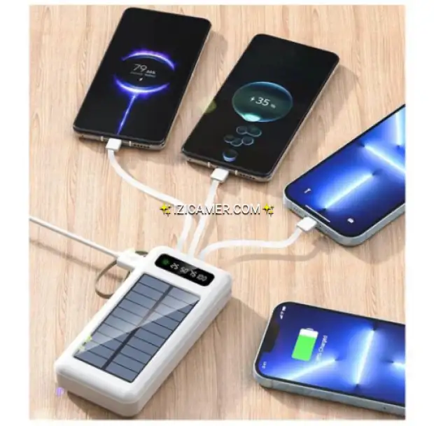Power bank 15000w avec plaque solaire