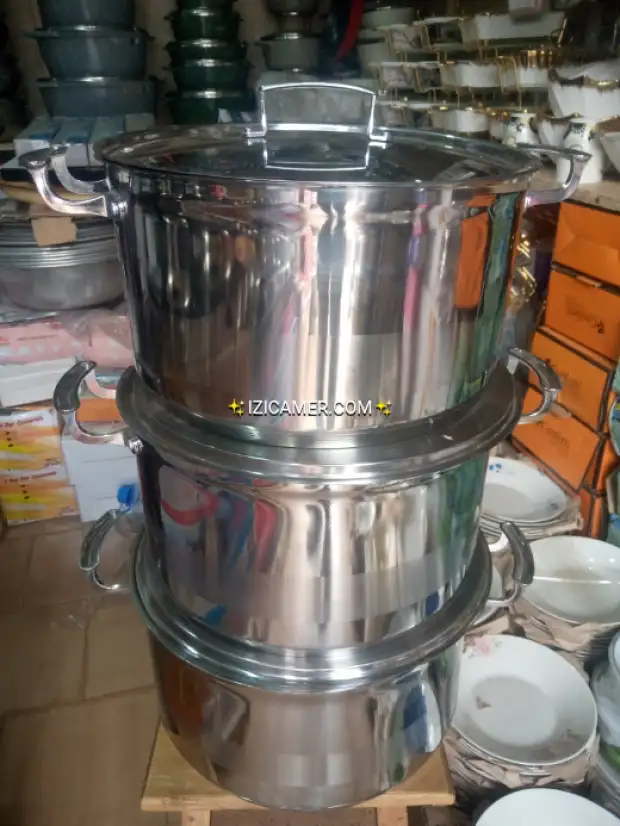 Assiette chauffante inox lourde | IZICAMER