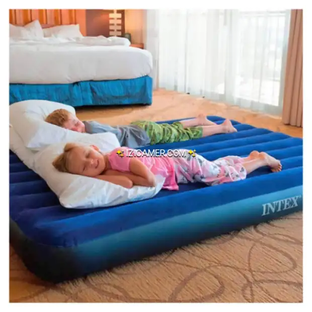Matelas gonflable 3 places+ pompe électrique