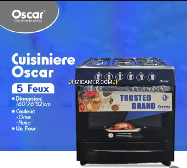 Cuisinière oscar 5 foyers