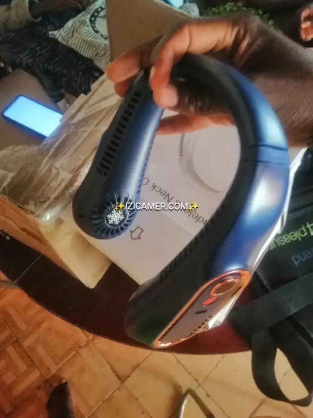 Ventilateur de cou super efficace pour lutter contre la chaleur | IZICAMER