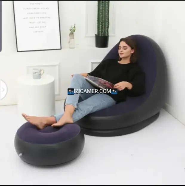 chaise gonflable SOFA avec pompe manuelle