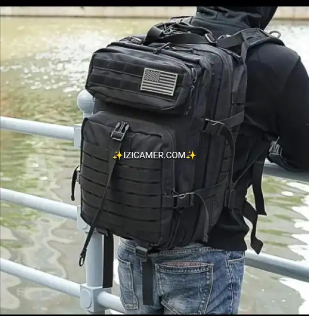 Sac à dos tactique, militaire, camping, randonnée et crossfit