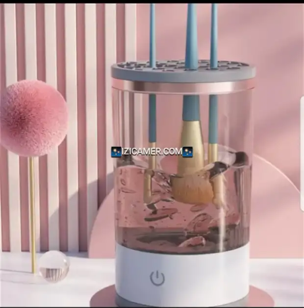 Machine nettoyage pour pinceau de make up | IZICAMER