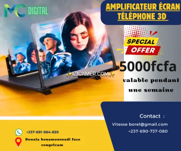 Amplificateur écran portable