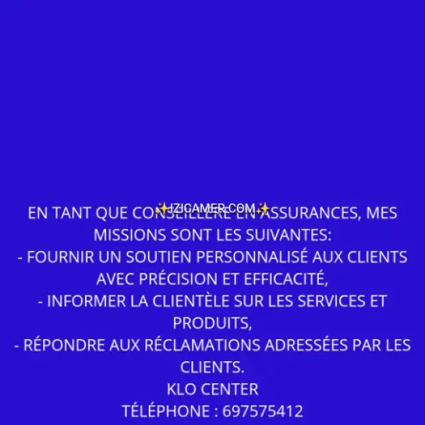CONSEILLÈRE EN ASSURANCES