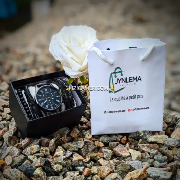 Ensemble montre-bracelet avec livraison gratuite à Douala