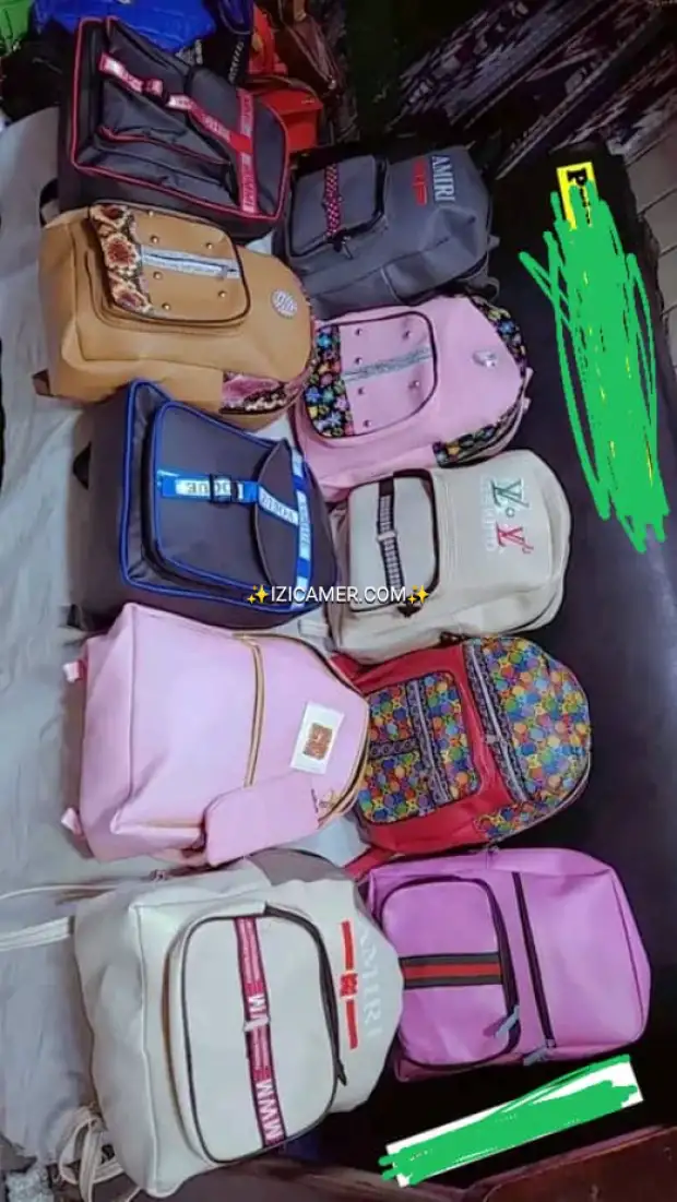Sac et main et de dos