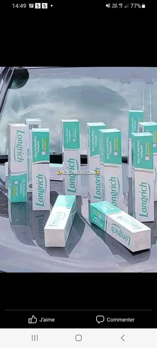 Pâte dentifrice longrich