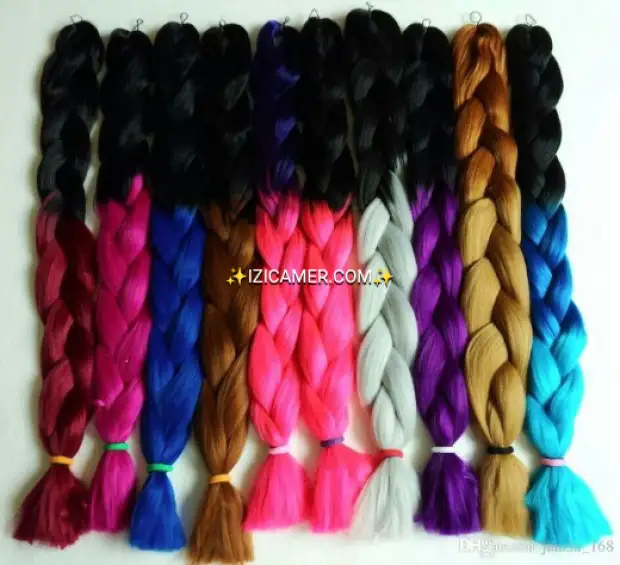 Mèche ombre_braids