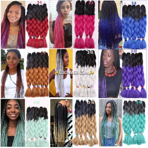 Mèche ombre_braids | IZICAMER