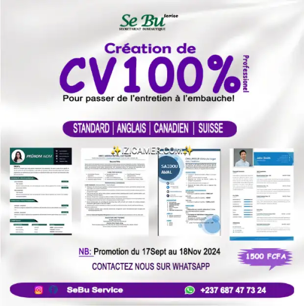 CV PRO 100% | IZICAMER