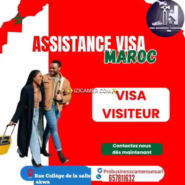 Assistance visa visiteur maroc