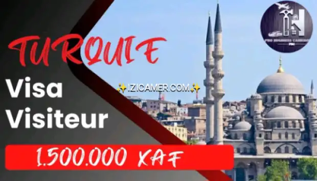 Visa Visiteur Turquie payable après la sortie du visa durée de la procédure max 4 semaines  Duré