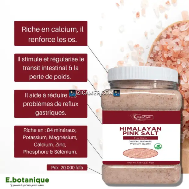 Sel Rose de l'Himalaya - Himalayan Salt