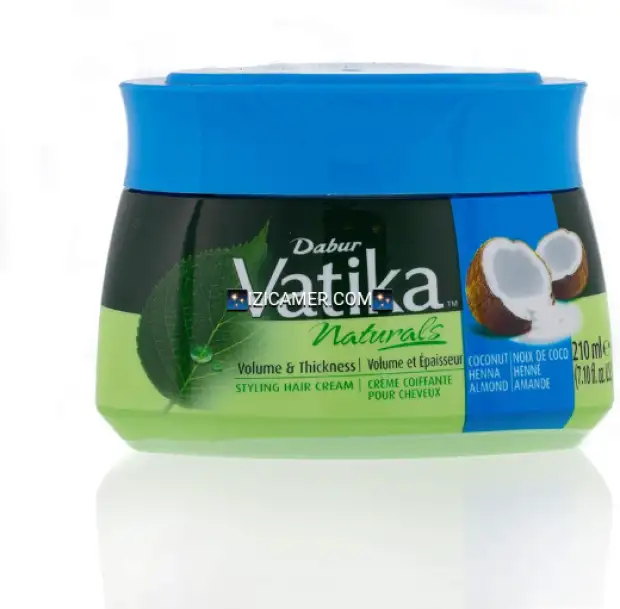 Crème cheveux « Volume et épaisseur » extraits de noix de coco, de ricin et de henné (210 ml ) | IZICAMER