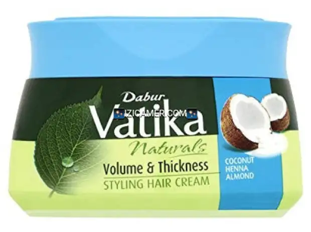 Crème cheveux « Volume et épaisseur » extraits de noix de coco, de ricin et de henné (210 ml ) | IZICAMER
