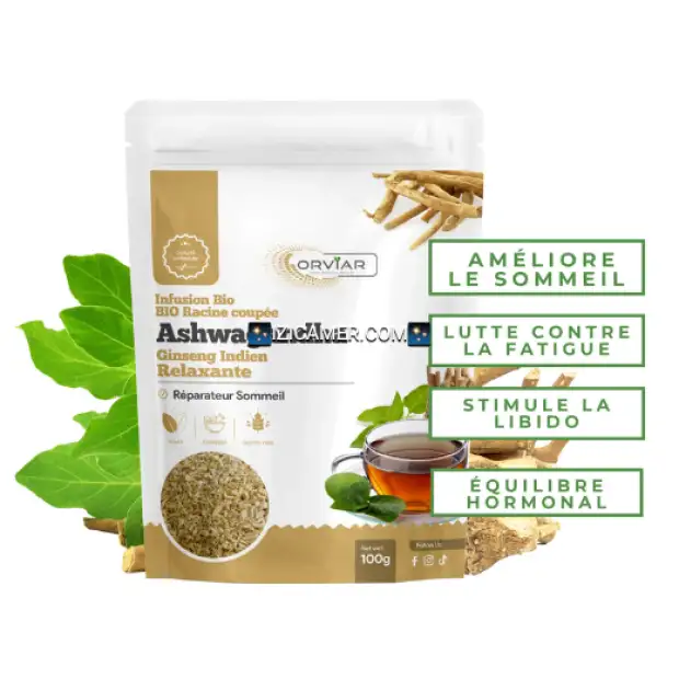 Infusion Ashwagandha Bio (Ginseng indien) - 100g