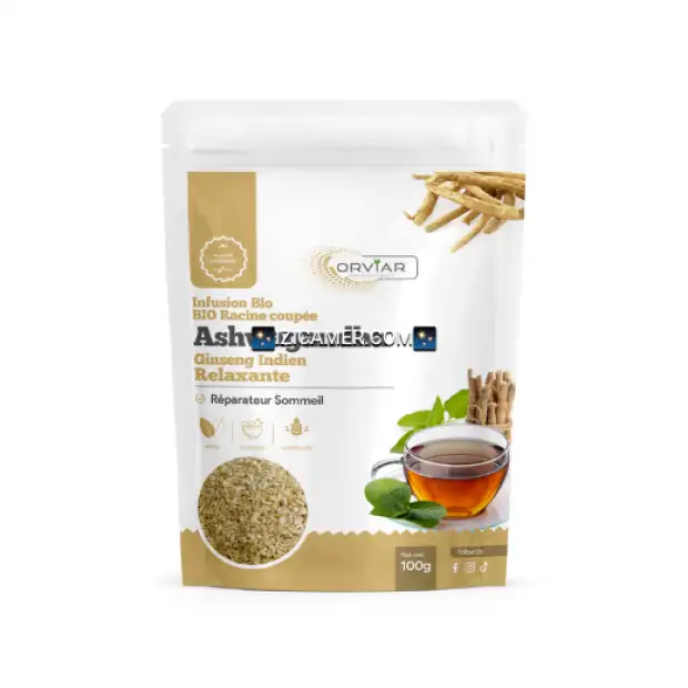 Infusion Ashwagandha Bio (Ginseng indien) - 100g | IZICAMER