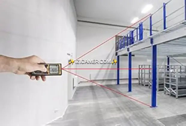 TÉLÉMÈTRE LASER (120m), marque CZDANG pour télé mesurage des longueurs, surfaces et volumes | IZICAMER