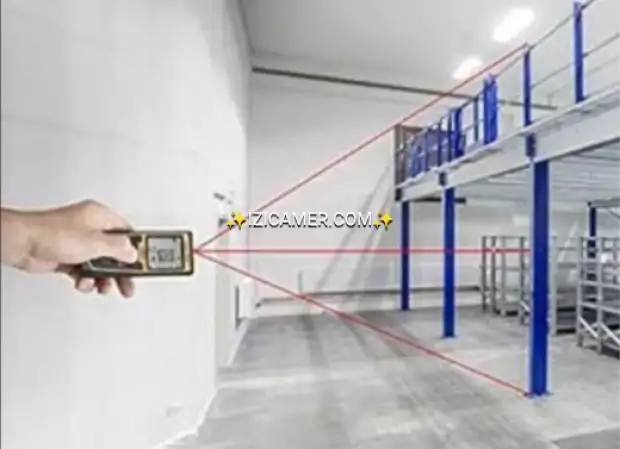 TÉLÉMÈTRE LASER (120m), marque CZDANG pour télé mesurage des longueurs, surfaces et volumes | IZICAMER