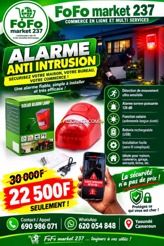 Alarme anti intrusion | IZICAMER