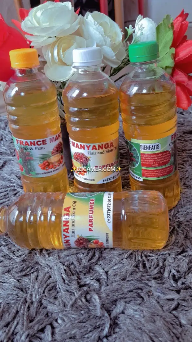 France Manyanga – L'huile naturelle pour une peau éclatante et des cheveux sublimés 💯% Bio | IZICAMER