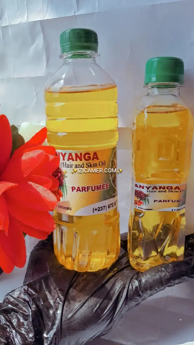 France Manyanga – L'huile naturelle pour une peau éclatante et des cheveux sublimés 💯% Bio | IZICAMER