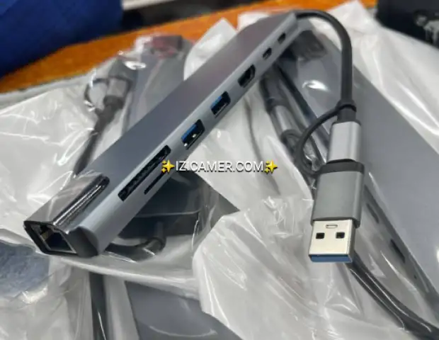 Adaptateur générique USB-C vers TVHD 8 en 1