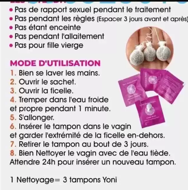 3 à 2500 frs, Yoni pearl pour le nettoyage de la femme | IZICAMER