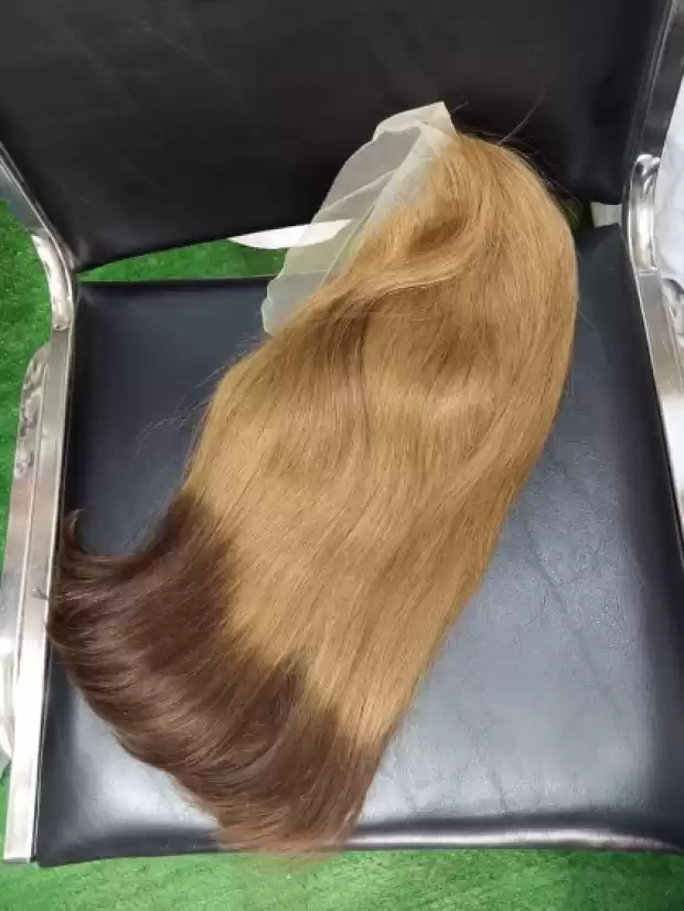 Cheveux vierge double drawn T14 avec frontal