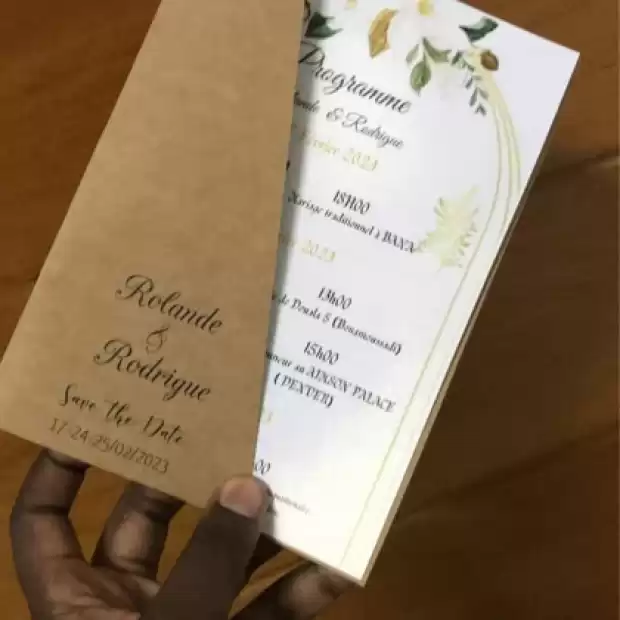 Cartes d'invitation
