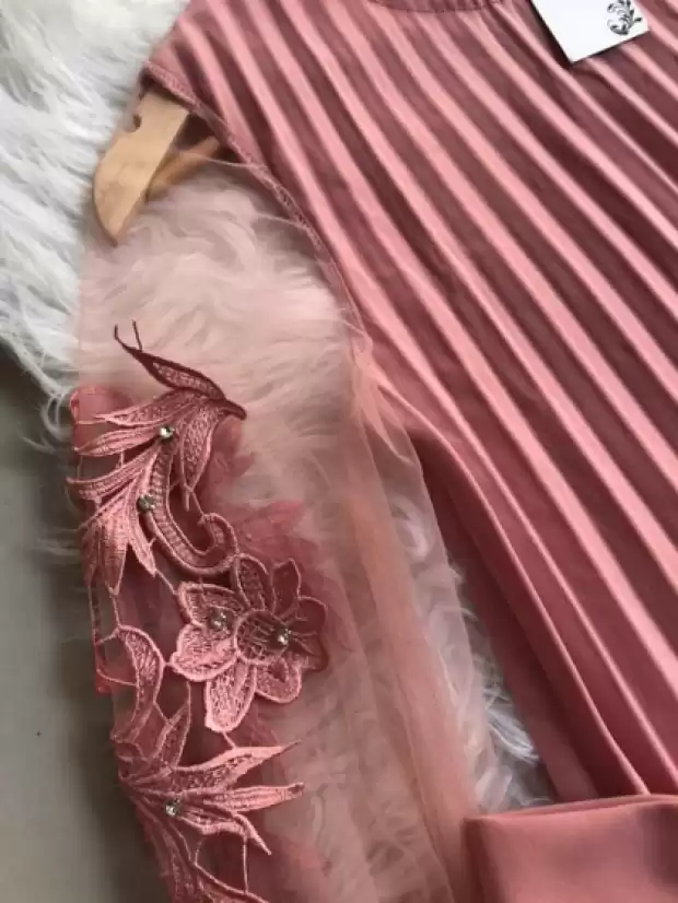 Robe rose crème | IZICAMER