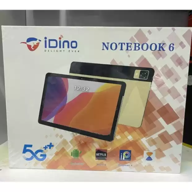 Tablette iDino NoteBook 6 DUAL SIM écran 10.1” Ram 6Go + 128Go de stockage Android 10 + avec Clav | IZICAMER