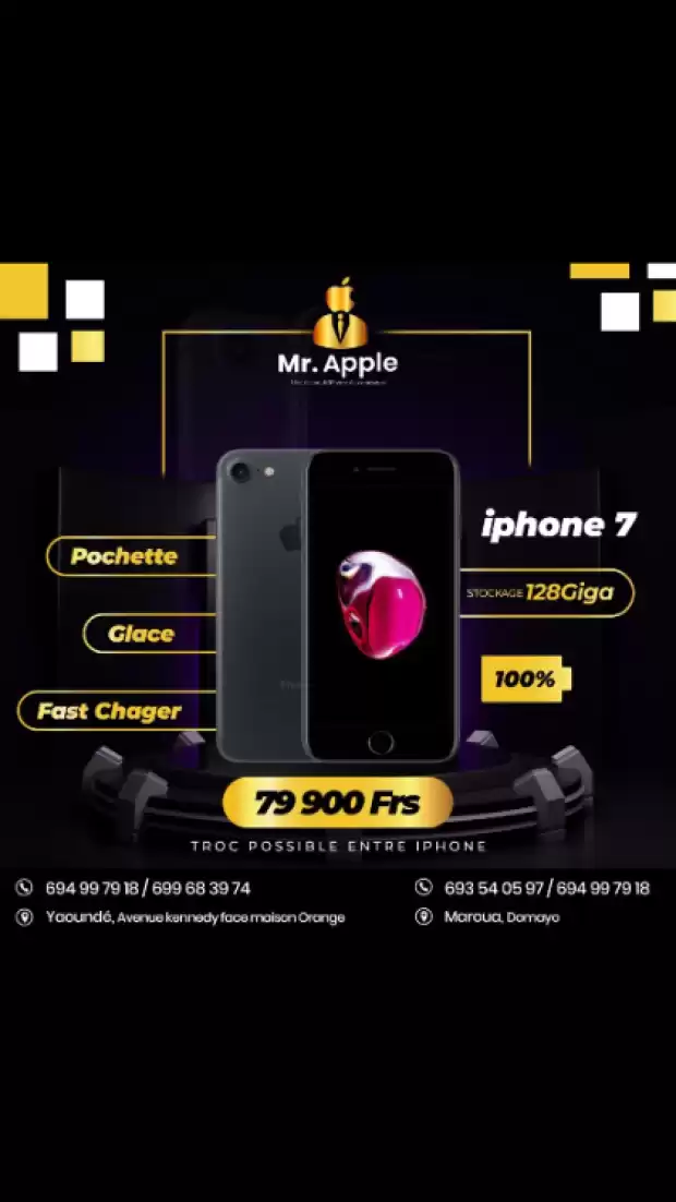 Iphone 7 simple 128go