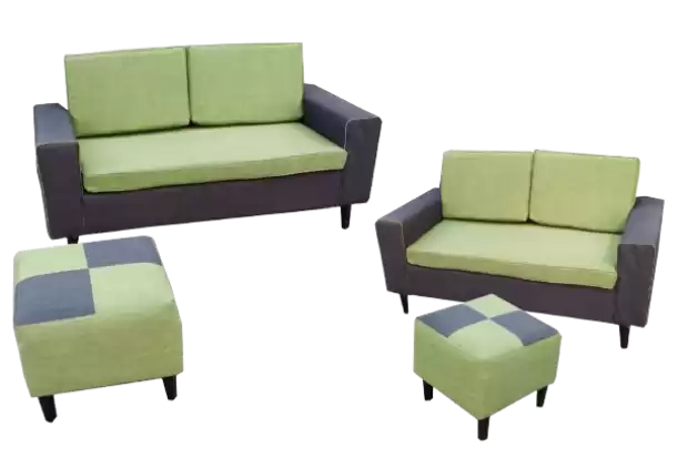 Fauteuil et pouf