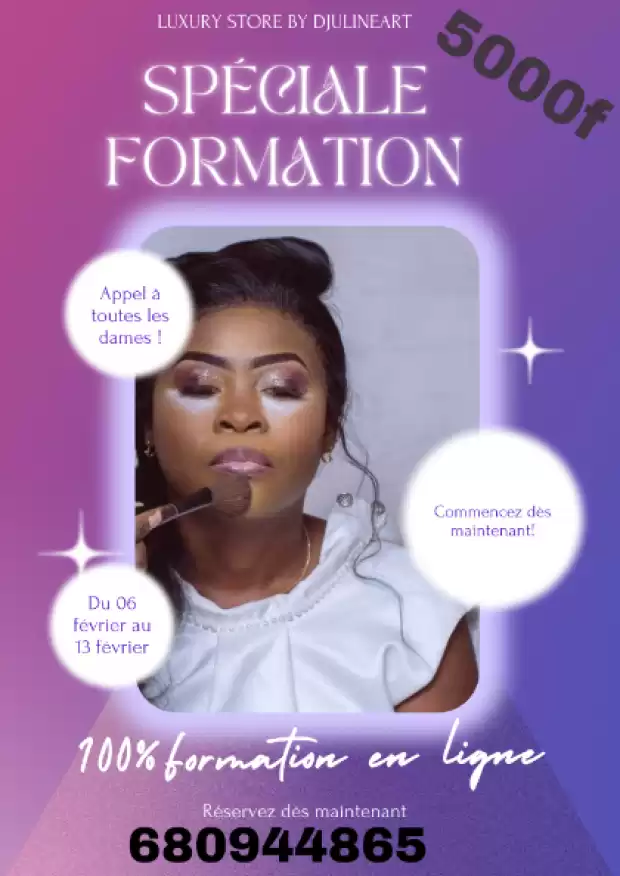 Formation en ligne de make up