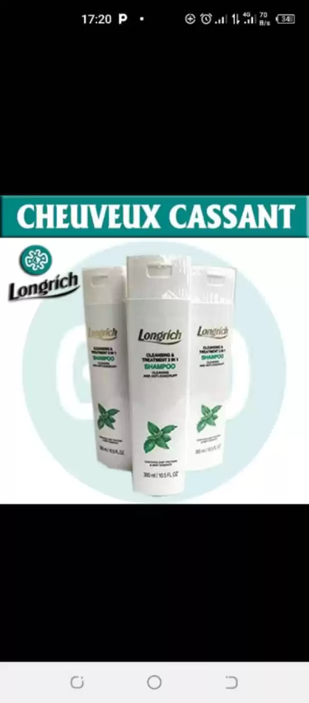 Shampooing 2 en 1