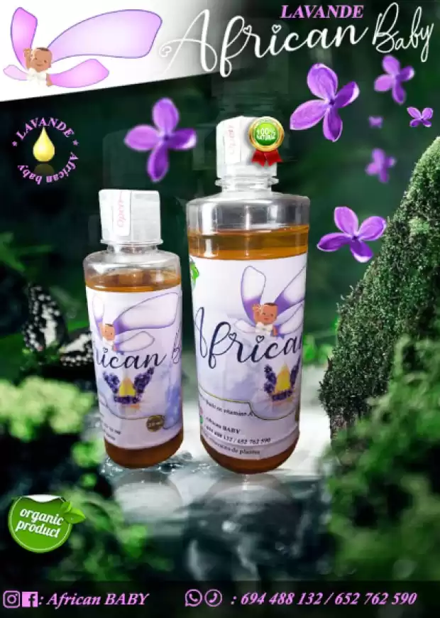 AFRICAN BABY  250ml : 1500cf. (Citron & lavande )   500ml : 3000cfa