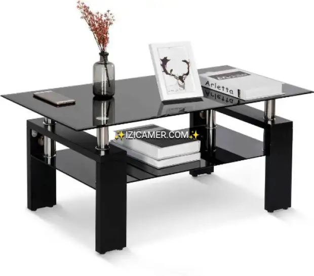Table vitrée