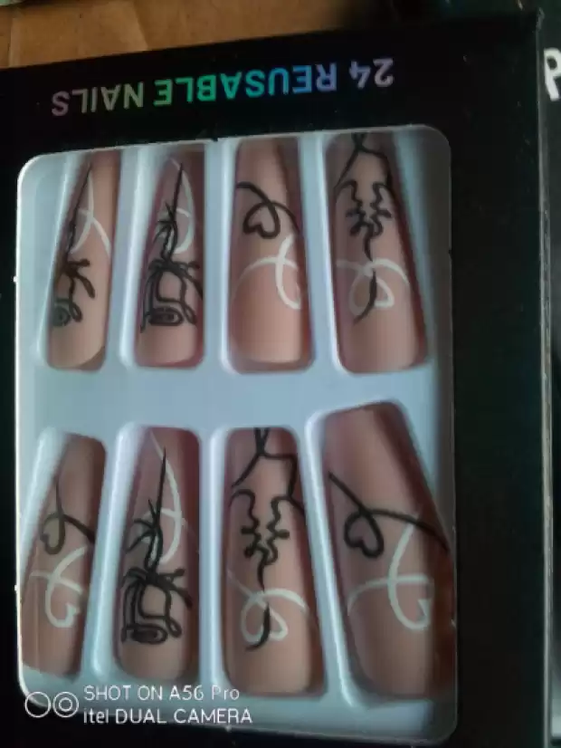 Ongles gels réutilisable paquet de 24