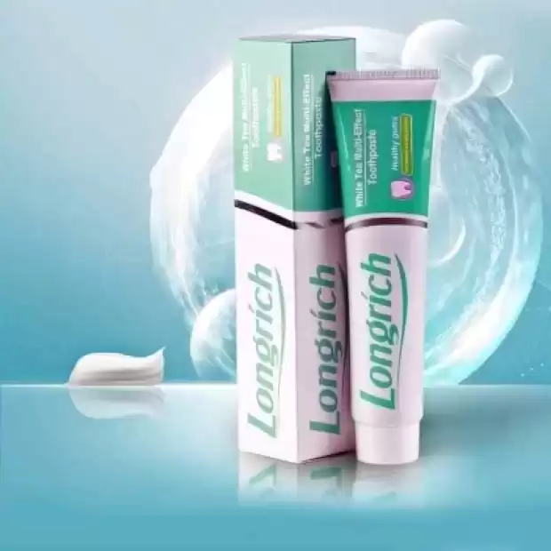Dentifrice au thé blanc ( 100g/200g) .  - Prévient la carie dentaire . - Nettoie en profondeur. -