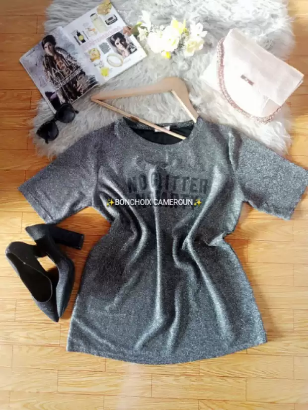 T-shirt Robe brillant | IZICAMER