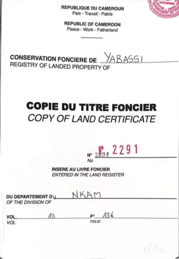 Terrain à vendre pk27 a1km du goudron titré | IZICAMER