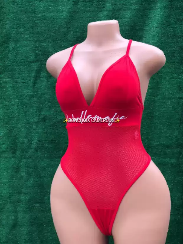 bodysuit rouge