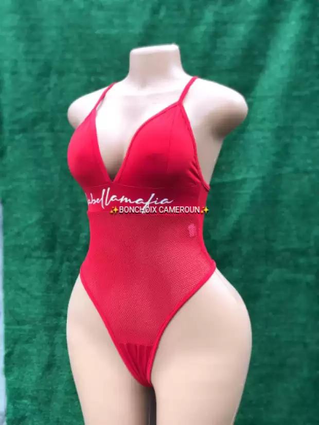 bodysuit rouge | IZICAMER