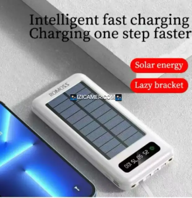 POWERBANK AVEC PLAQUE SOLAIRE 20 000MAH